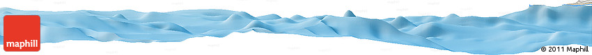 Shaded Relief Horizon Map of the Area around 38° 9' 19" N, 28° 49' 30" W Shaded Relief Horizon Map of the Area around 38° 9' 19" N, 28° 49' 30" W