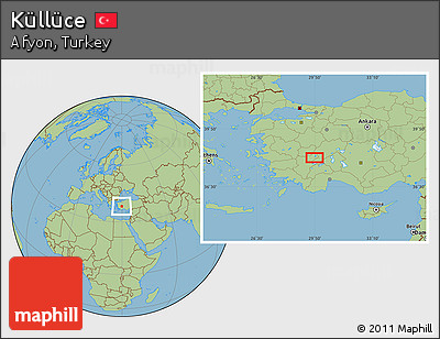 Savanna Style Location Map of Küllüce