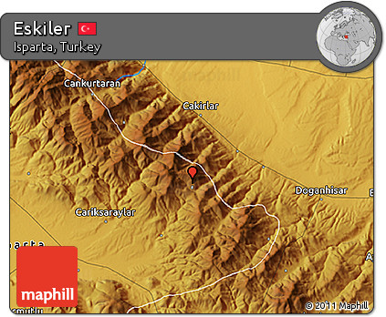 Physical 3D Map of Eskiler