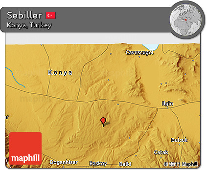 Physical 3D Map of Sebiller