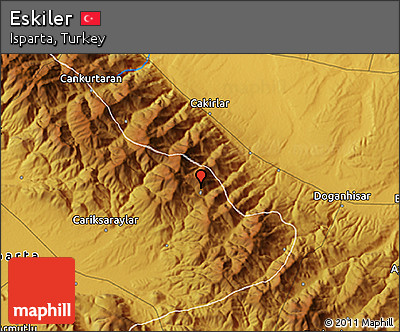 Physical 3D Map of Eskiler
