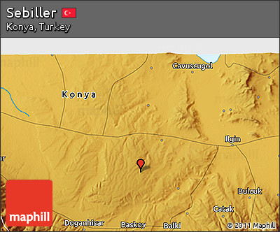 Physical 3D Map of Sebiller