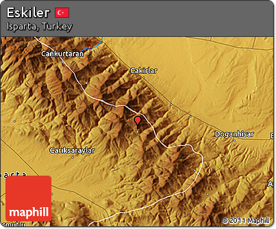 Physical 3D Map of Eskiler