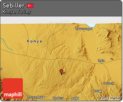 Physical 3D Map of Sebiller