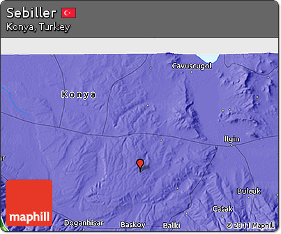Political 3D Map of Sebiller