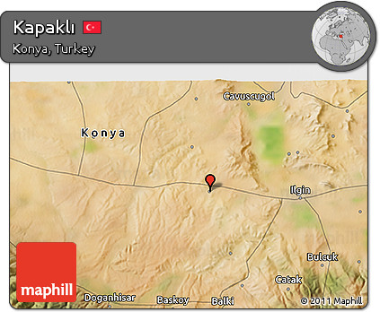 Satellite 3D Map of Kapaklı