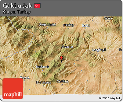 Satellite 3D Map of Gökbudak