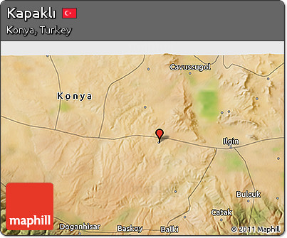 Satellite 3D Map of Kapaklı