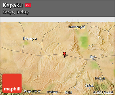 Satellite 3D Map of Kapaklı