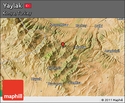 Satellite 3D Map of Yaylak