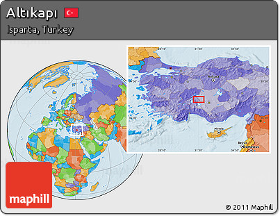 Political Location Map of Altıkapı