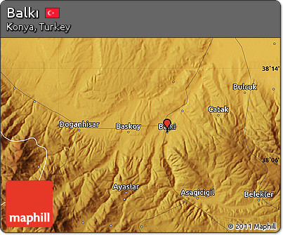 Physical Map of Balkı