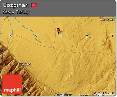 Physical Map of Gözpınarı