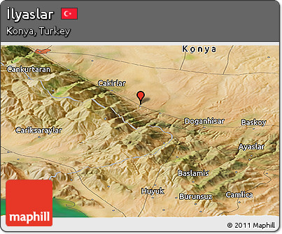 Satellite Panoramic Map of İlyaslar
