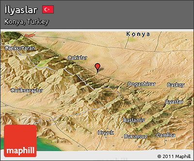 Satellite Panoramic Map of İlyaslar