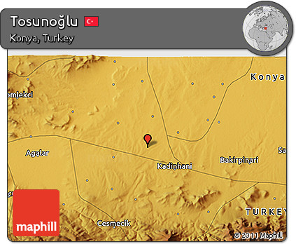 Physical 3D Map of Tosunoğlu