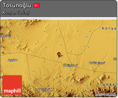 Physical 3D Map of Tosunoğlu