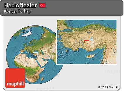 Satellite Location Map of Hacıoflazlar