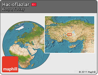 Satellite Location Map of Hacıoflazlar