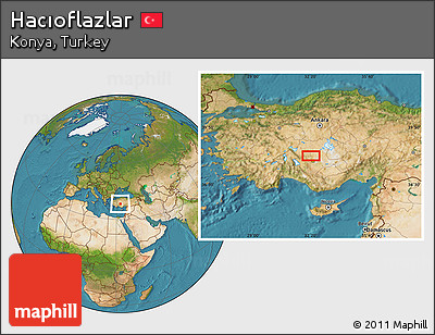 Satellite Location Map of Hacıoflazlar