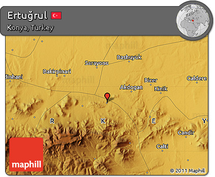 Physical Map of Ertuğrul