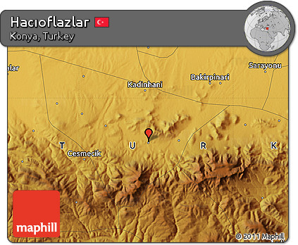Physical Map of Hacıoflazlar