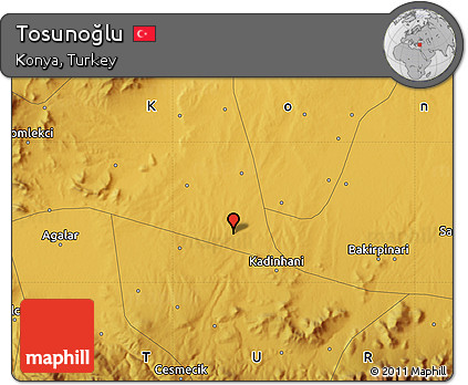 Physical Map of Tosunoğlu