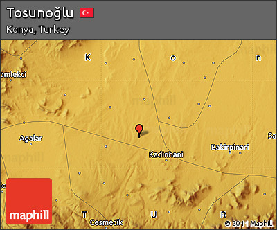 Physical Map of Tosunoğlu