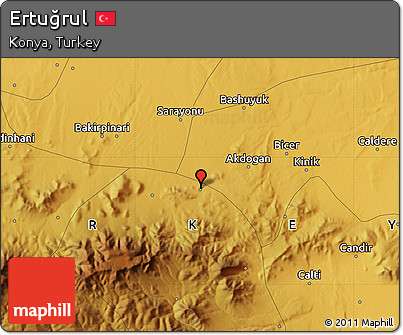 Physical Map of Ertuğrul