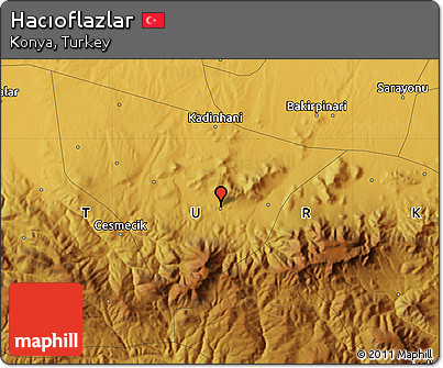 Physical Map of Hacıoflazlar