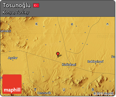 Physical Map of Tosunoğlu