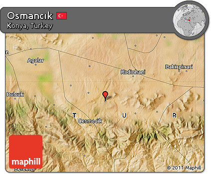 Satellite Map of Osmancık