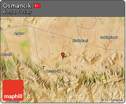 Satellite Map of Osmancık