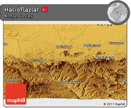 Physical Panoramic Map of Hacıoflazlar