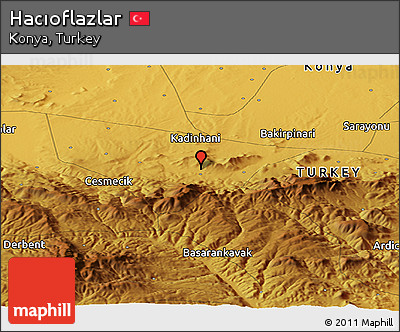 Physical Panoramic Map of Hacıoflazlar