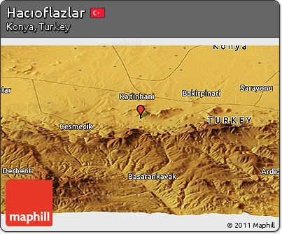 Physical Panoramic Map of Hacıoflazlar