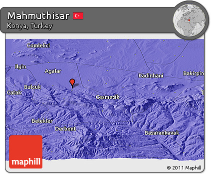 Political Panoramic Map of Mahmuthisar