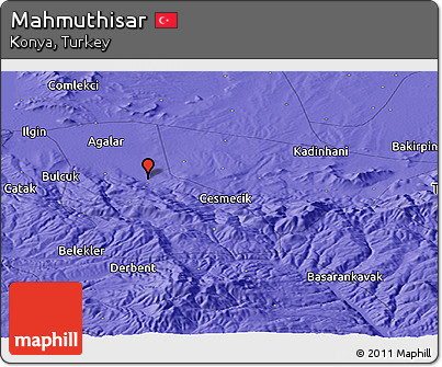 Political Panoramic Map of Mahmuthisar
