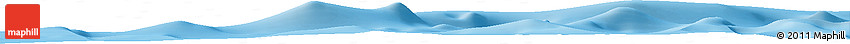 Shaded Relief Horizon Map of the Area around 38° 9' 19" N, 32° 13' 30" W