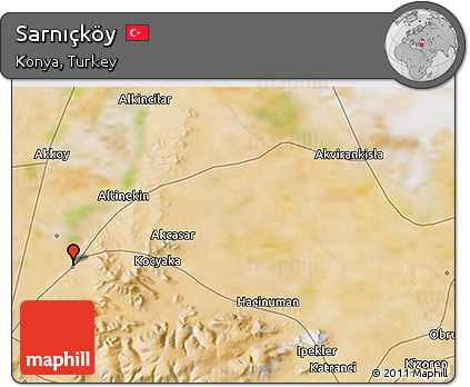 Satellite 3D Map of Sarnıçköy