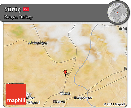 Satellite 3D Map of Sürüç