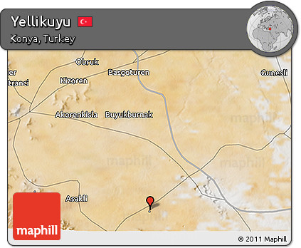 Satellite 3D Map of Yellikuyu