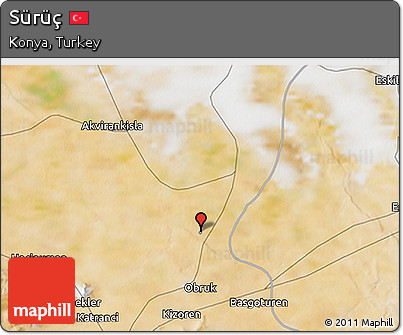 Satellite 3D Map of Sürüç