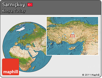 Satellite Location Map of Sarnıçköy