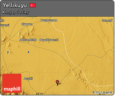 Physical Map of Yellikuyu