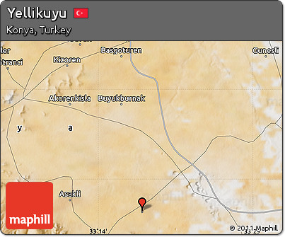 Satellite Map of Yellikuyu