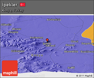 Political Panoramic Map of İpekler