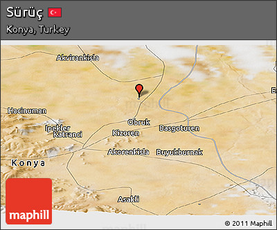 Satellite Panoramic Map of Sürüç