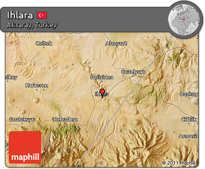 Satellite Map of Ihlara