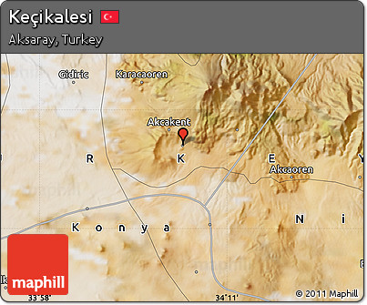 Satellite Map of Keçikalesi
